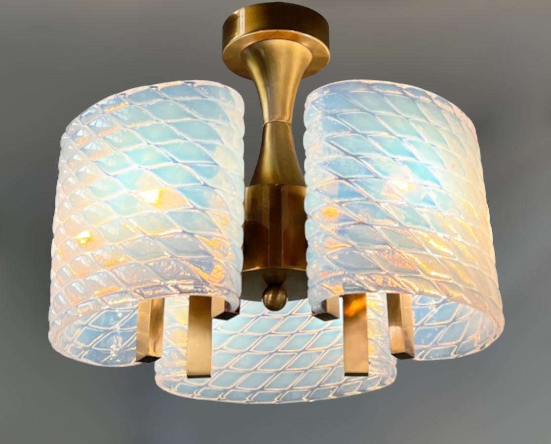 Lampadario Opaline Diamante di Fabio Ltd in vendita 3
