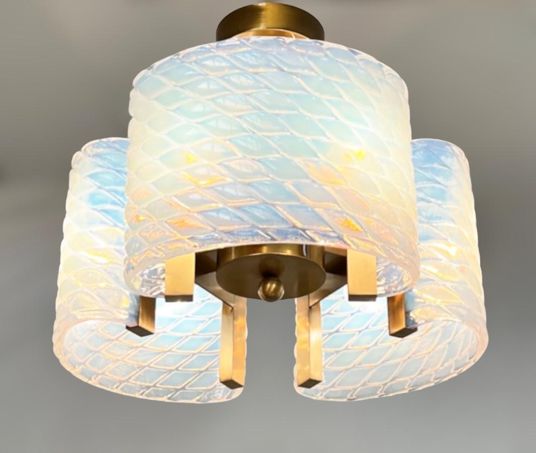 Lampadario Opaline Diamante di Fabio Ltd in vendita 2