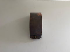 Aplique industrial para exterior de cristal opalino y cobre, de Bega Boom, década de los 80, Alemania