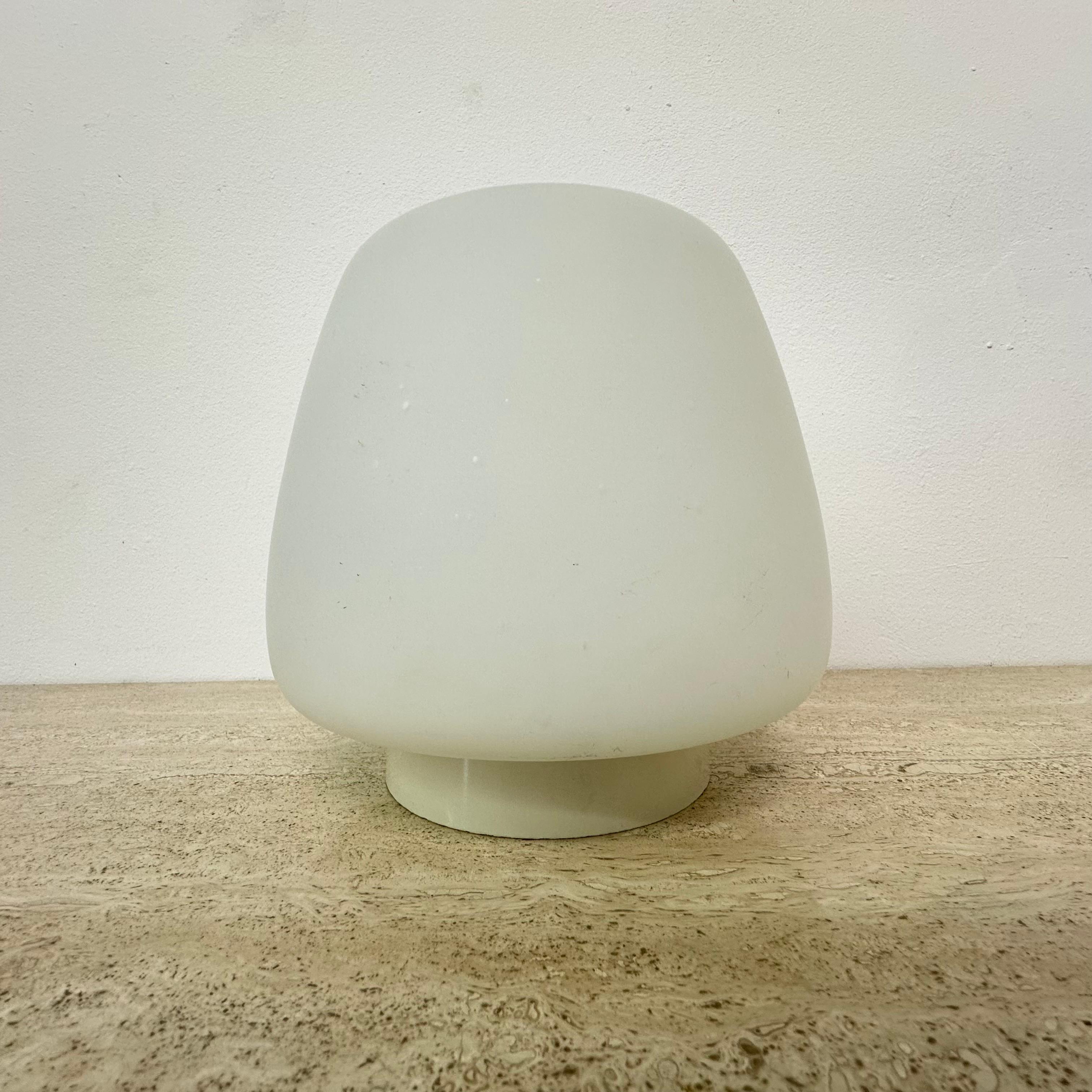 Opaline glass art deco bauhaus ceiling lamp , 1930s the Netherlands In Good Condition For Sale In Delft, NL