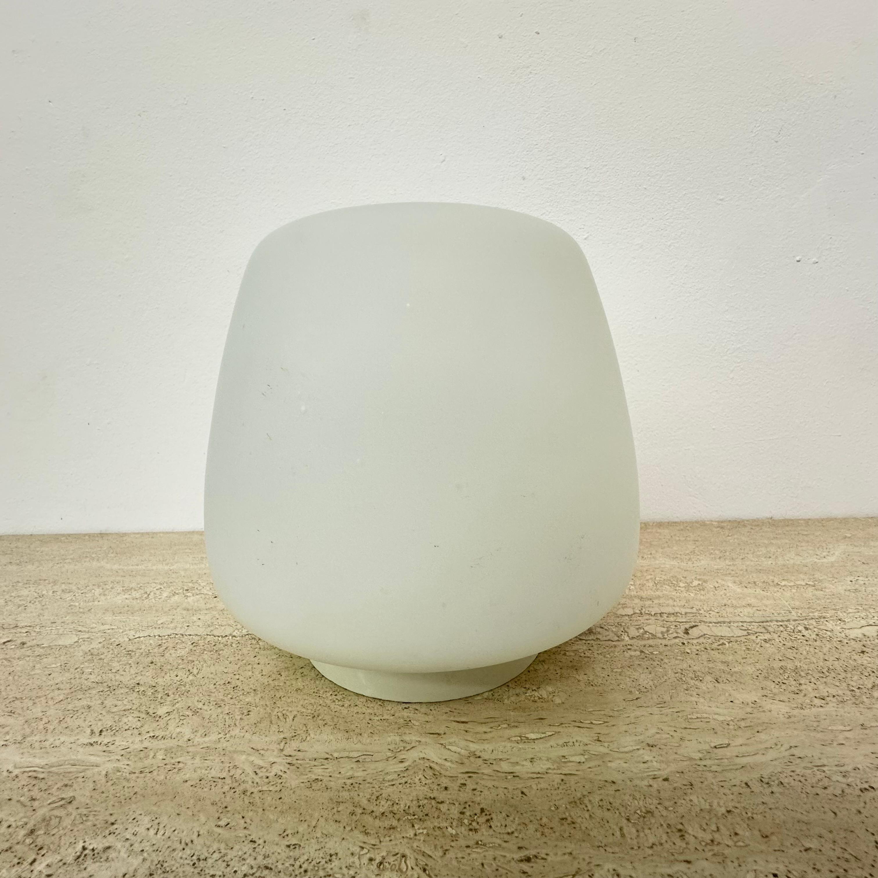 Opaline glass art deco bauhaus ceiling lamp , 1930s the Netherlands For Sale 1