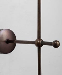 Opaline Glass and Brass Sconce, Made in Italy