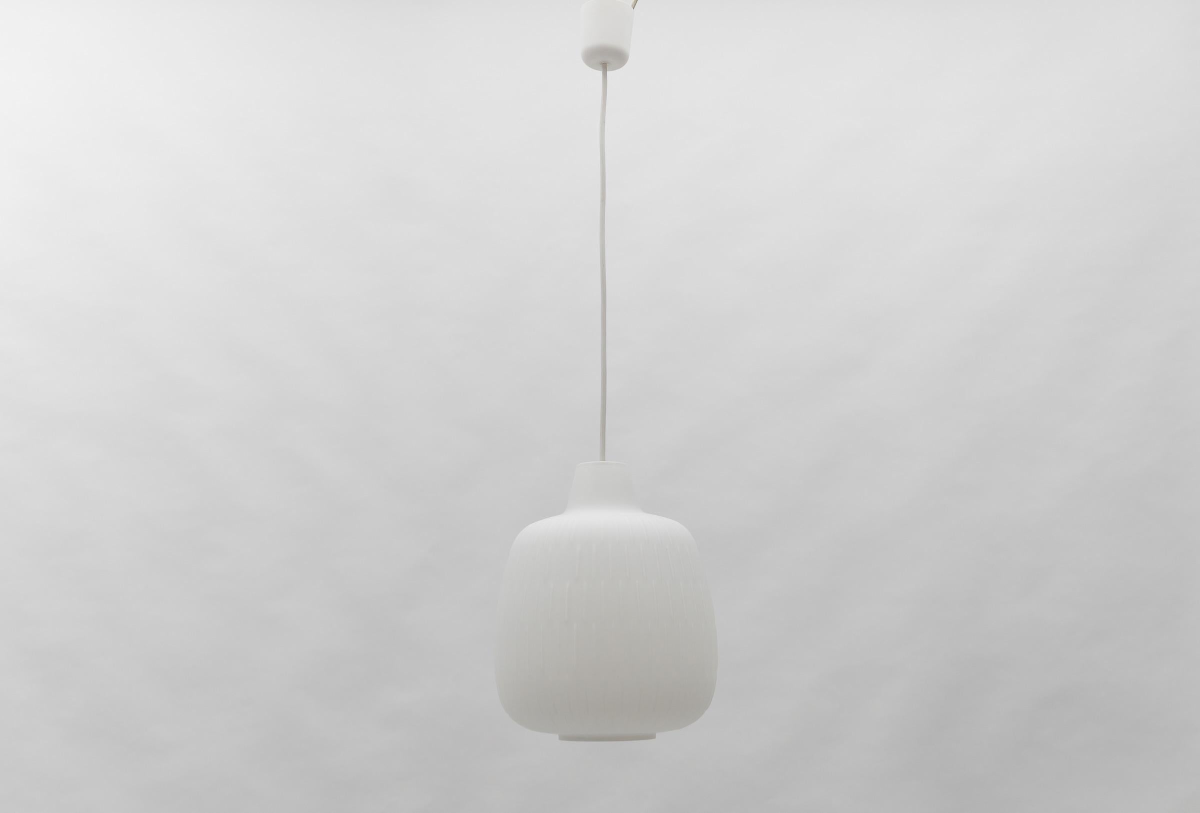 German Opaline Glass Lamp 