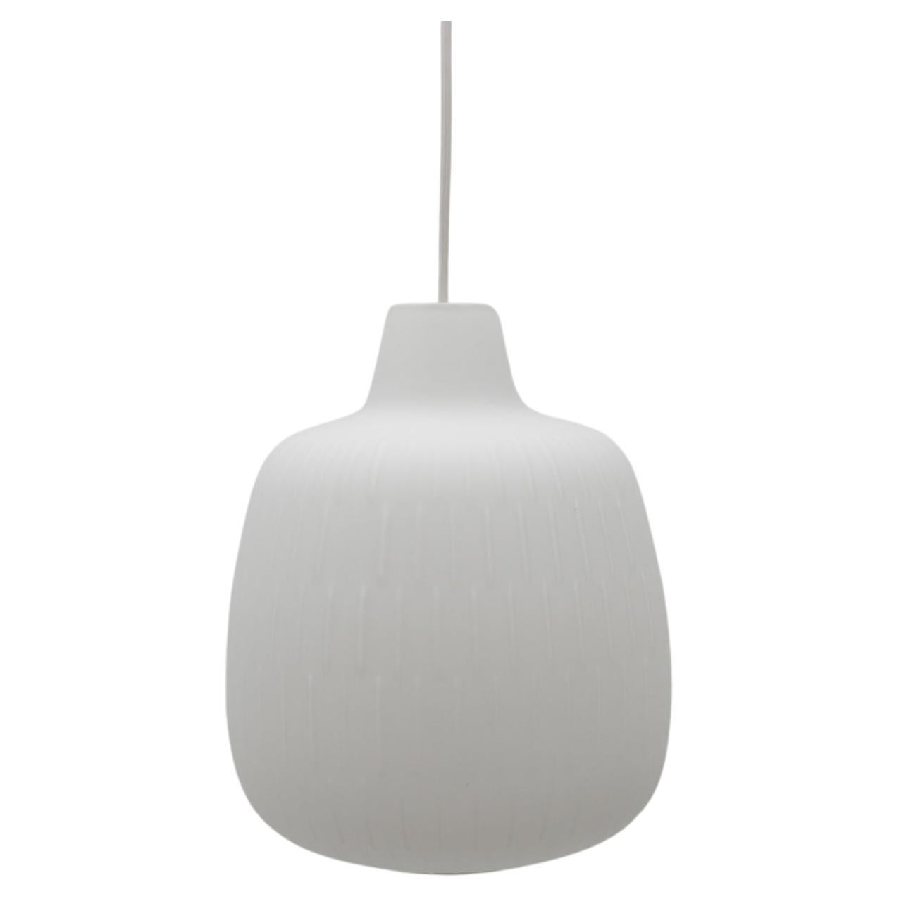 Opaline Glass Lamp "Bergamo" by Aloys F. Gangkofner for Peill & Putzler, 1960s