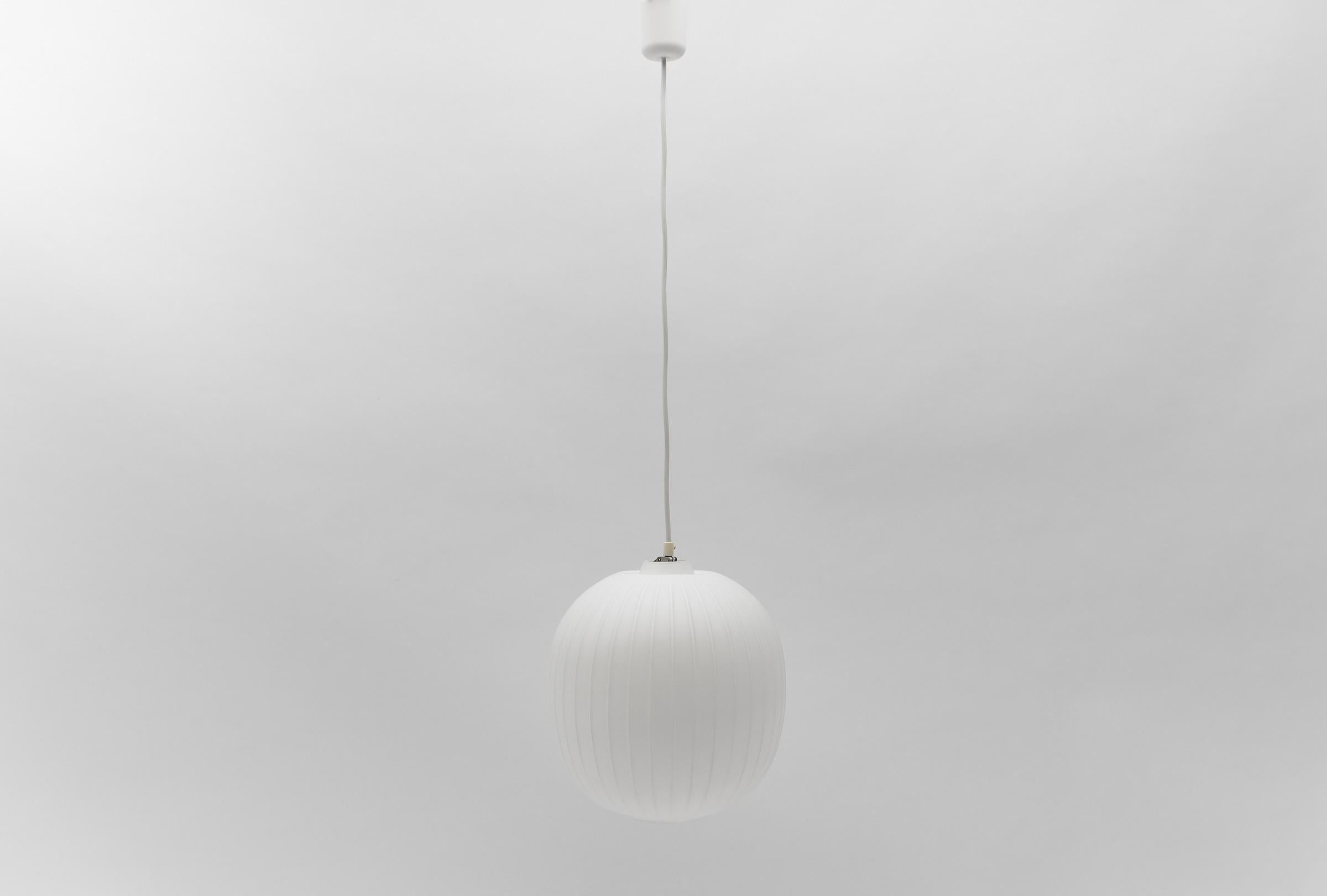 Huge Opaline Glass Lamp 