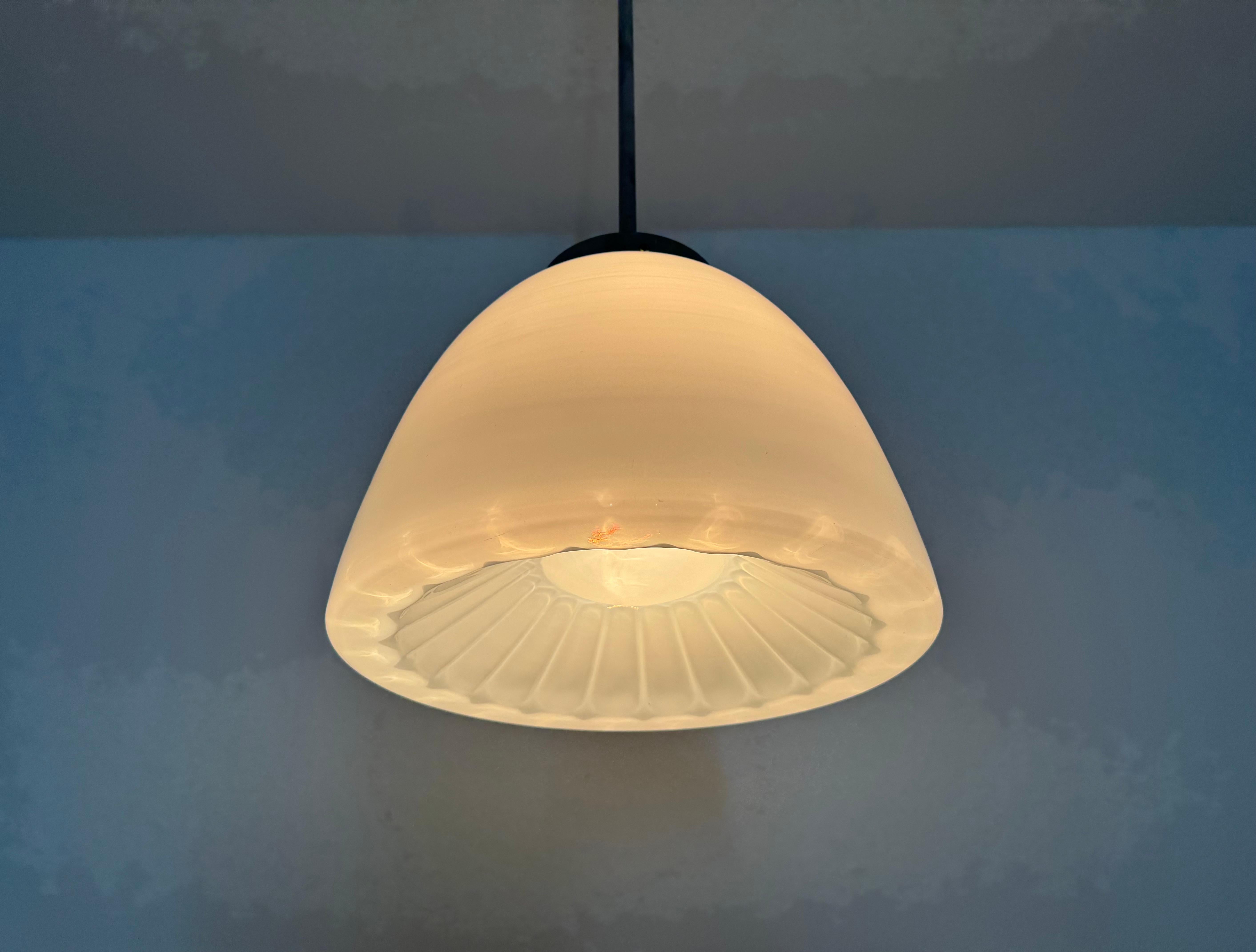 Opaline Glass Lamp by Napako For Sale 3