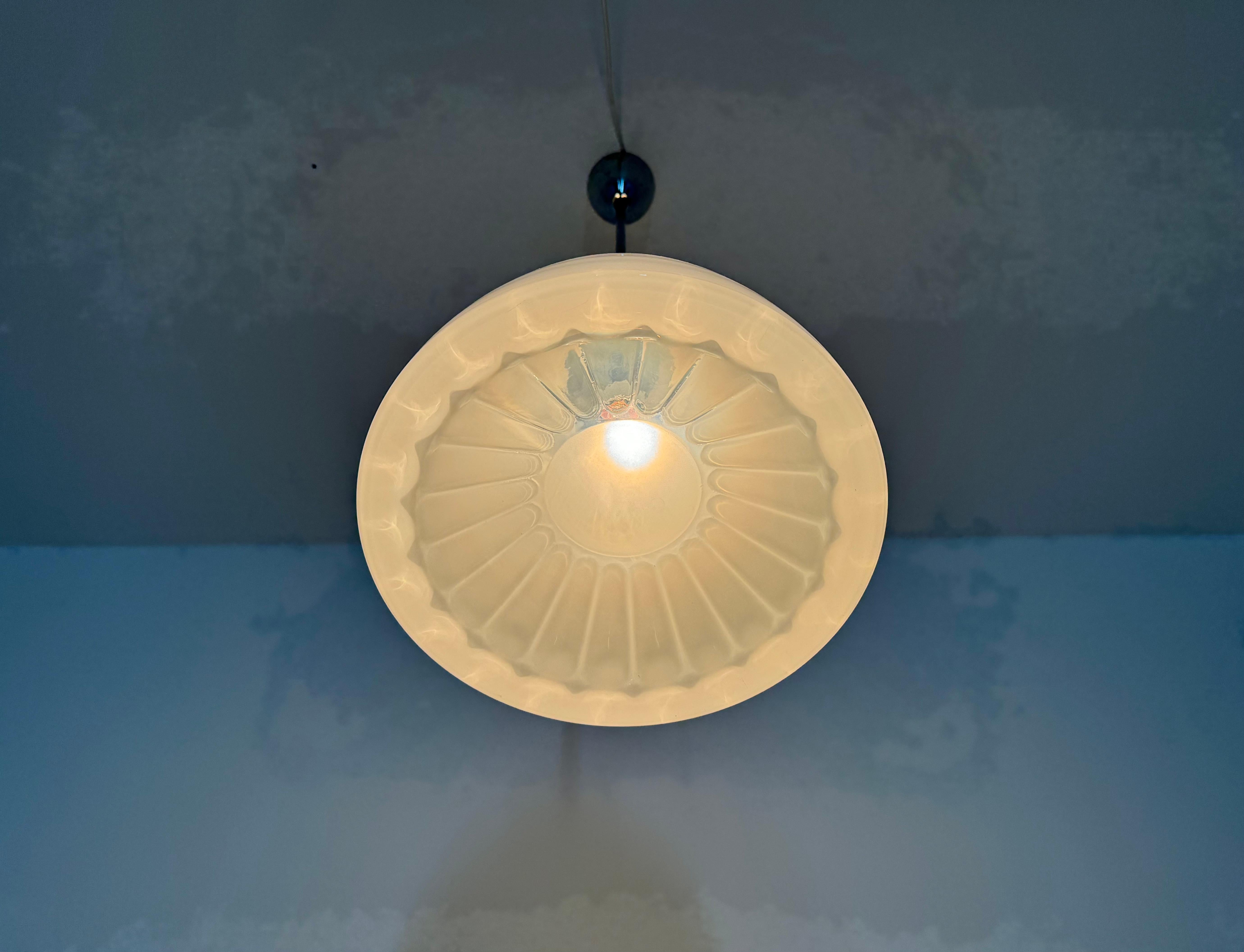Opaline Glass Lamp by Napako For Sale 4
