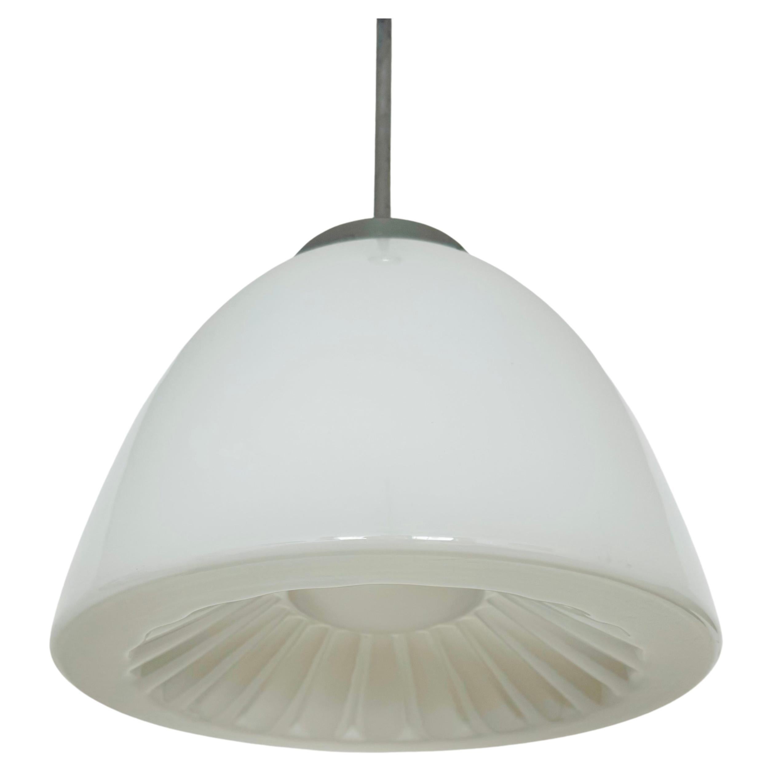 Opaline Glass Lamp by Napako For Sale
