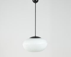 Opaline Glass Lamp from Napako, 1960s