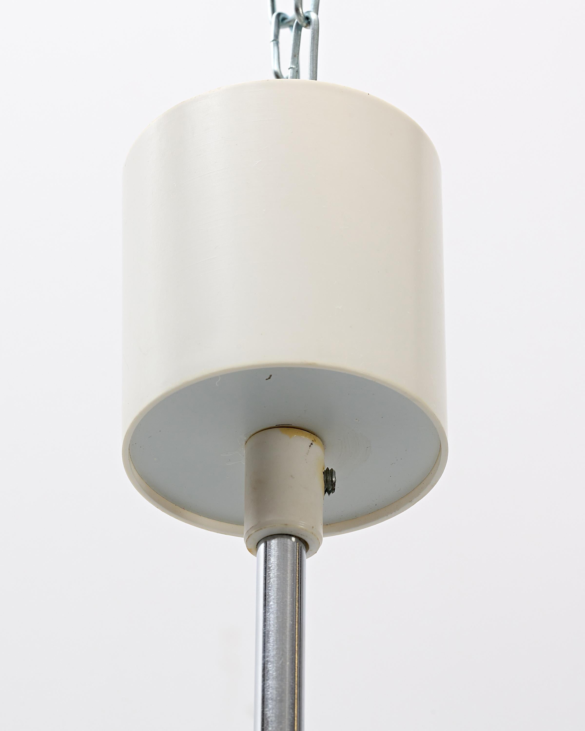 Mid-20th Century Opaline Glass Lamp from Napako, 1960s For Sale