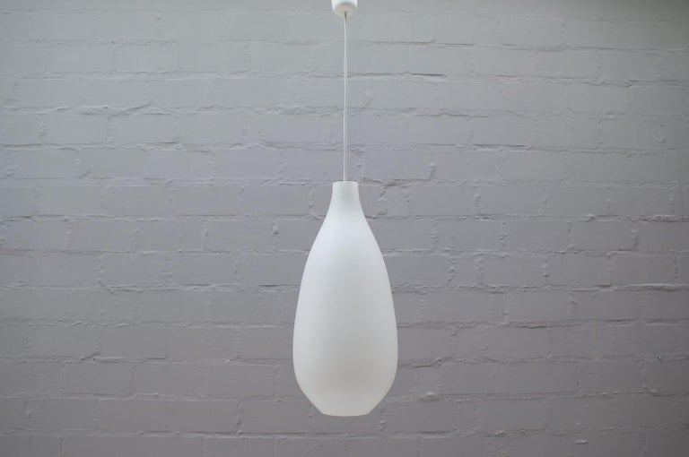 Opaline Glass Lamp "Malta" by Aloys F. Gangkofner for Peill and Putzler