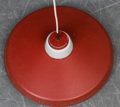 Lámpara colgante de cristal opalino Bent Karlby para Fog & Mørup