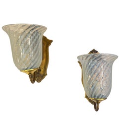 Opaline Glass Sconces
