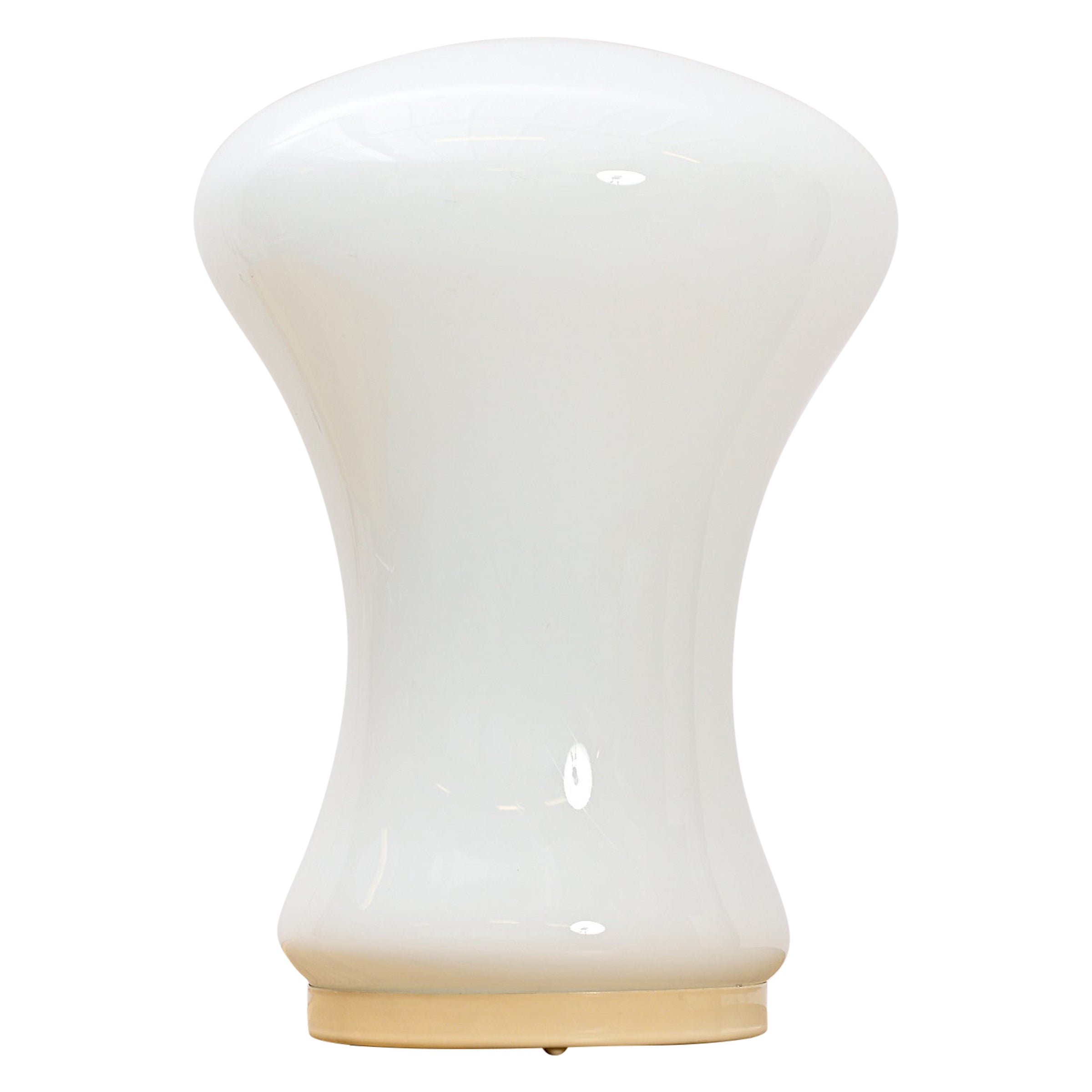 Opaline Glass Table Lamp by Karel Volf, 1970s For Sale