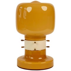 Opaline Glass Table Lamp from 1970s Opaline Glass Table Lamp from 1970s