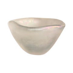 Opaline Iridescent Murano Glass Bowl #2
