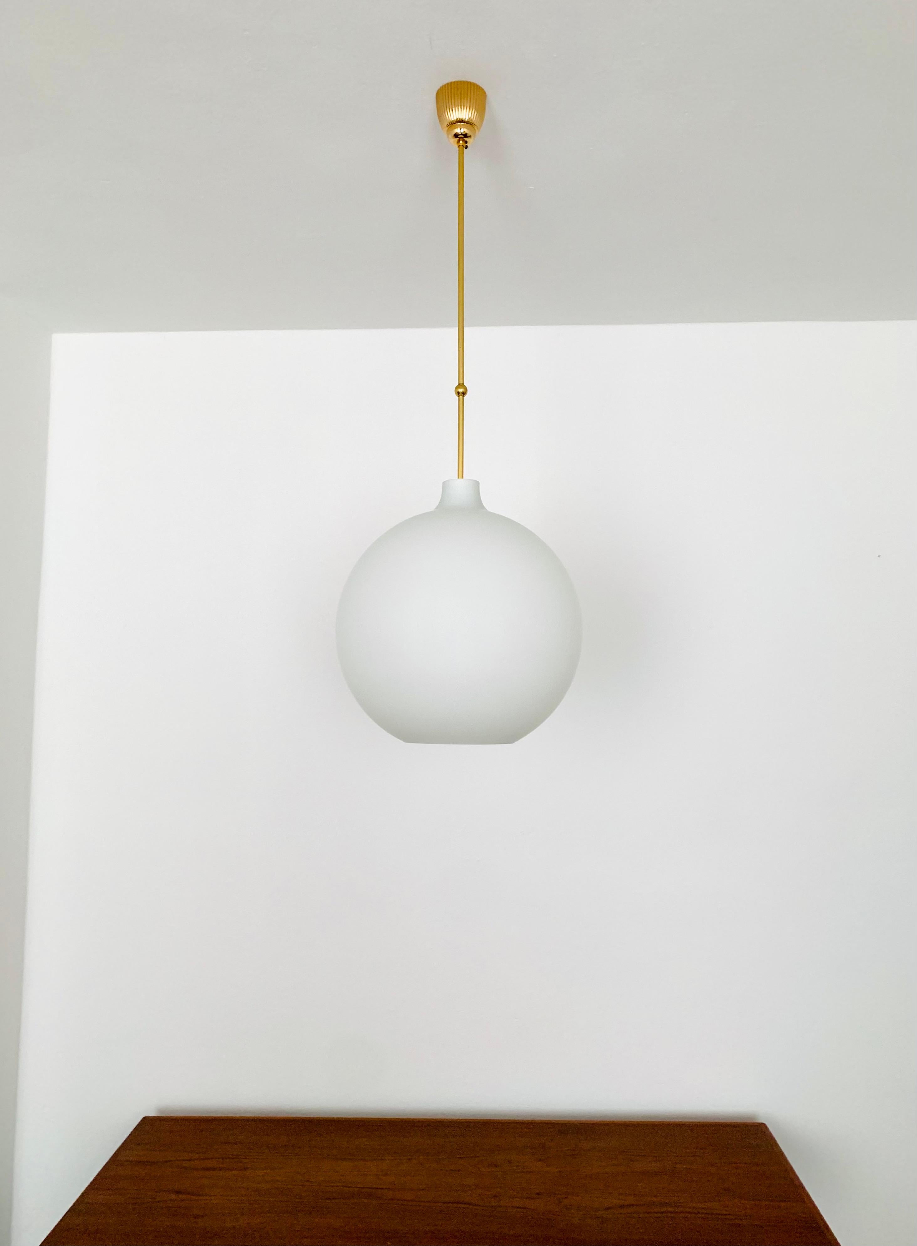 Opaline Lamp by Aloys Gangkofner for Peill and Putzler In Good Condition For Sale In München, DE