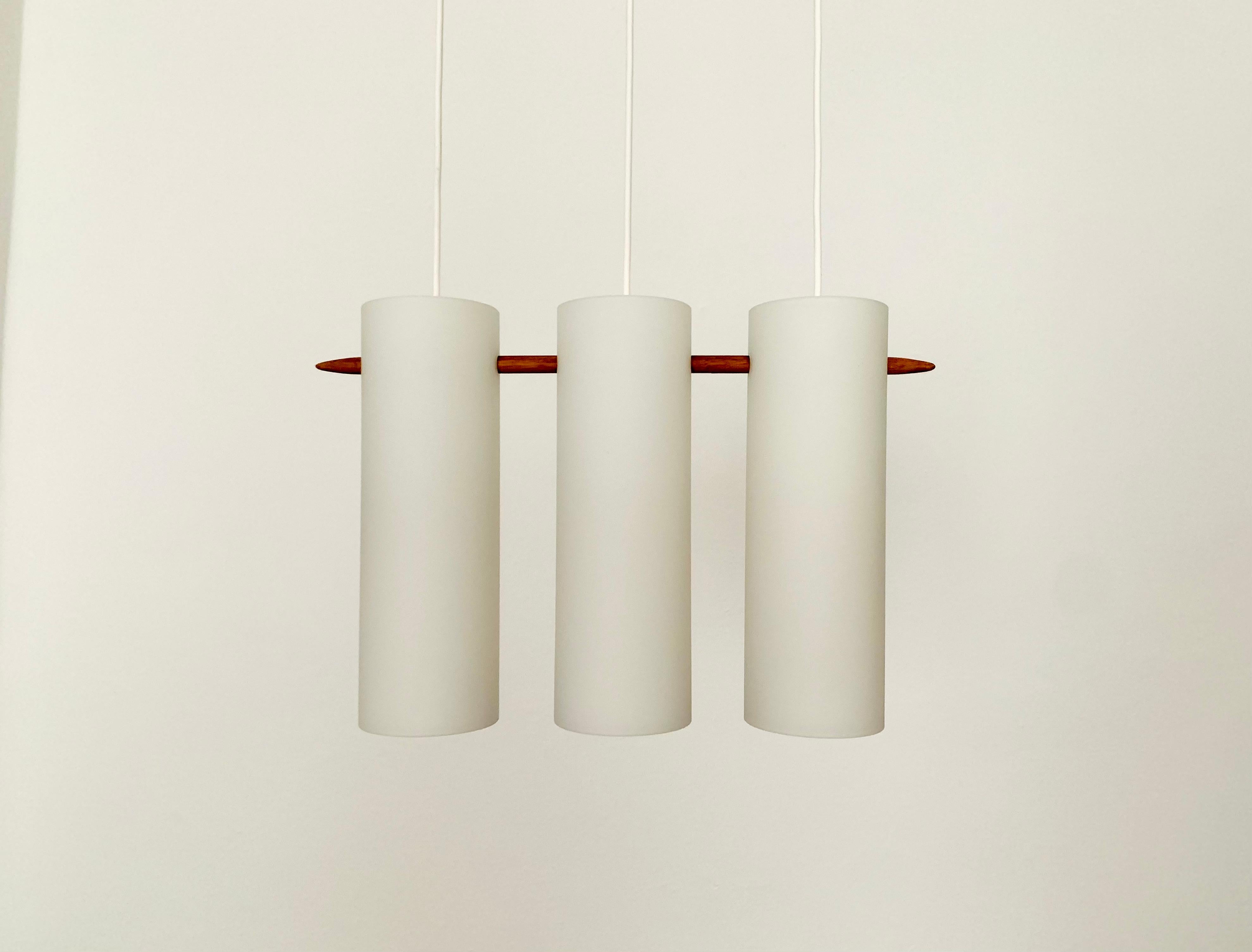 Scandinavian Modern Opaline Lamp by Uno and Östen Kristiansson for Luxus For Sale