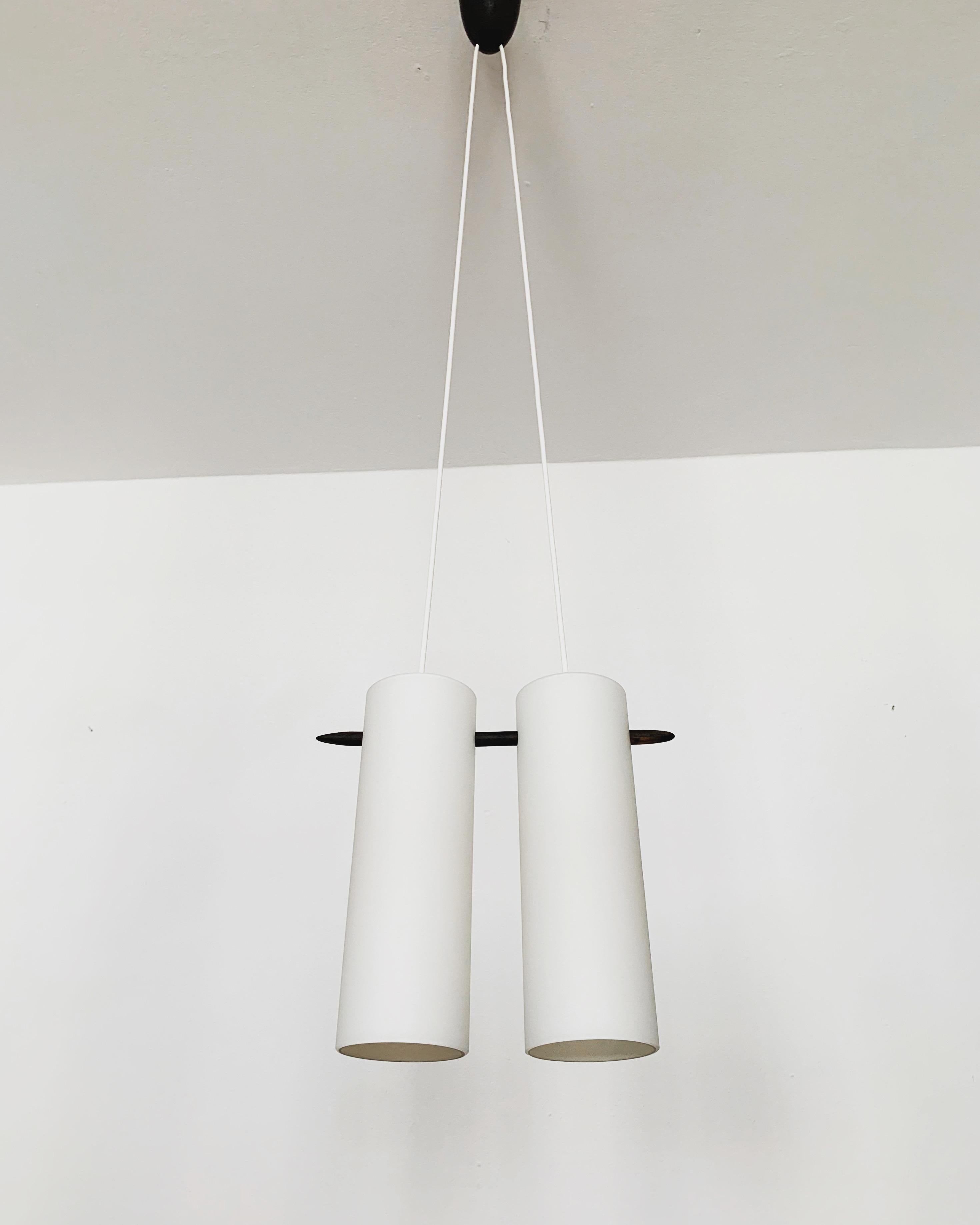 Scandinavian Modern Opaline Lamp by Uno and Östen Kristiansson for Luxus For Sale