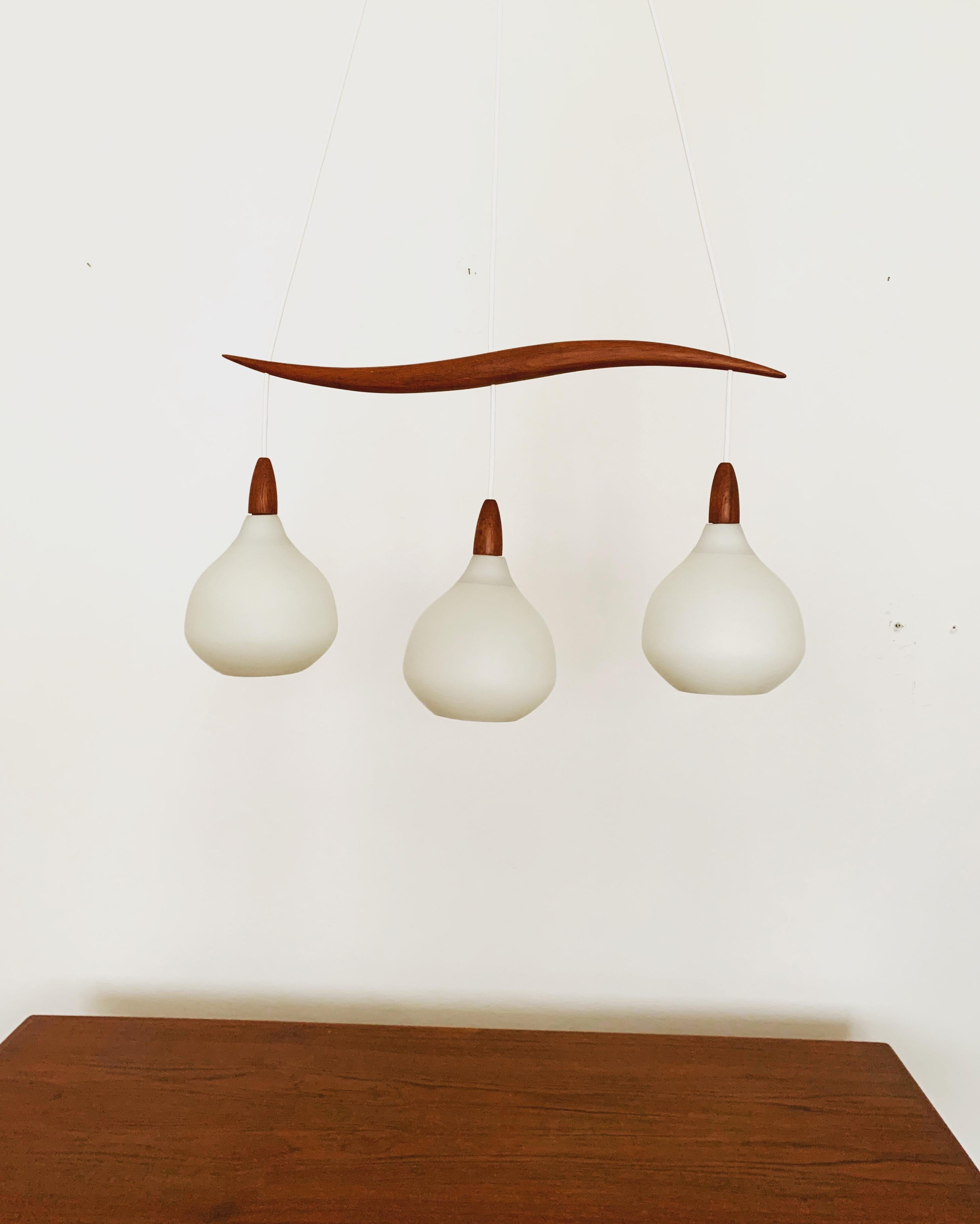 Mid-20th Century Opaline Lamp by Uno and Östen Kristiansson for Luxus For Sale