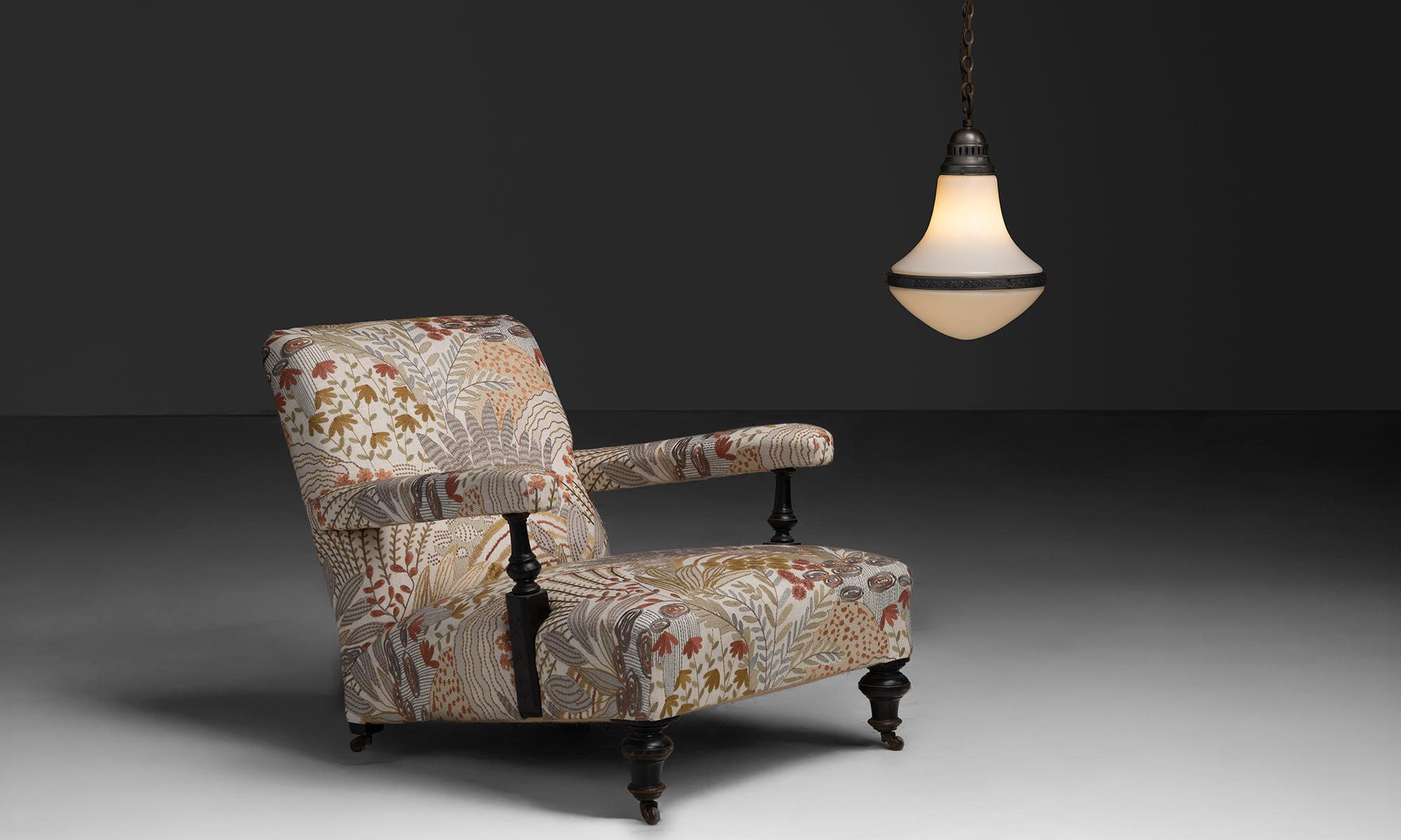 Ottone Ciondolo Opaline Luzette, Germania, 1930 circa in vendita