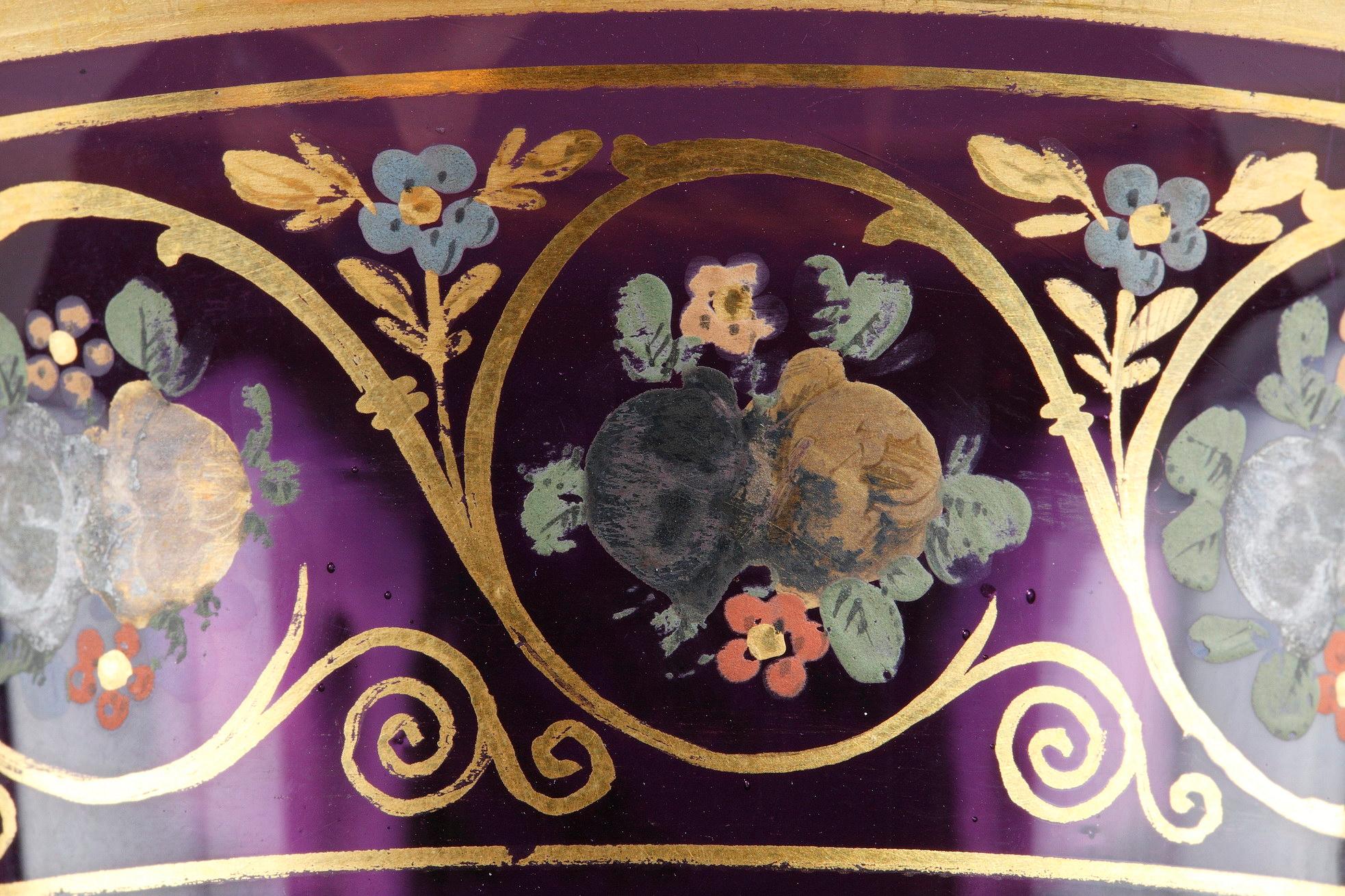 Vaso opalino Medicis Iispirato alla favola di Fontaine La volpe e la capra in vendita 3
