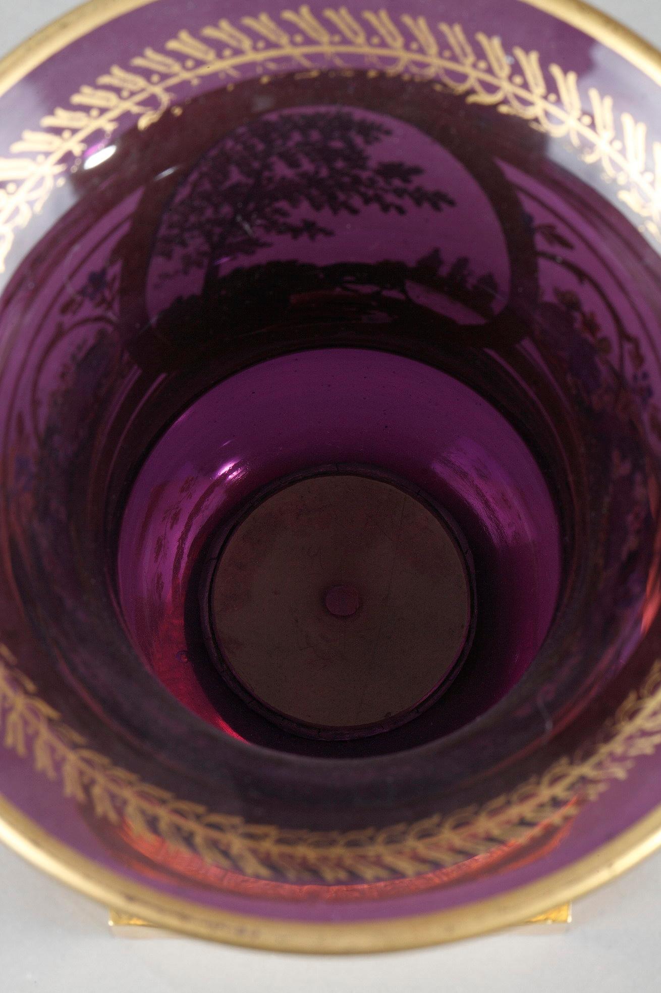 Vaso opalino Medicis Iispirato alla favola di Fontaine La volpe e la capra in vendita 7