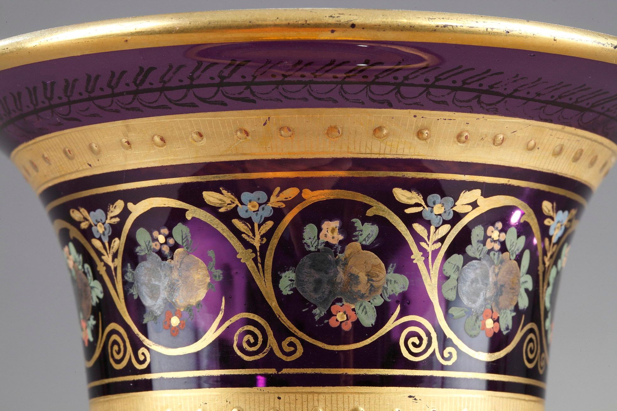 Vaso opalino Medicis Iispirato alla favola di Fontaine La volpe e la capra in vendita 2