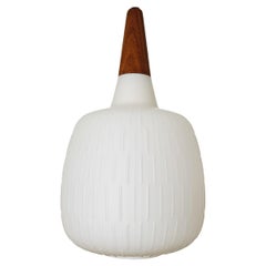 Opaline Pendant Lamp by Aloys Gangkofner for Peill and Putzler
