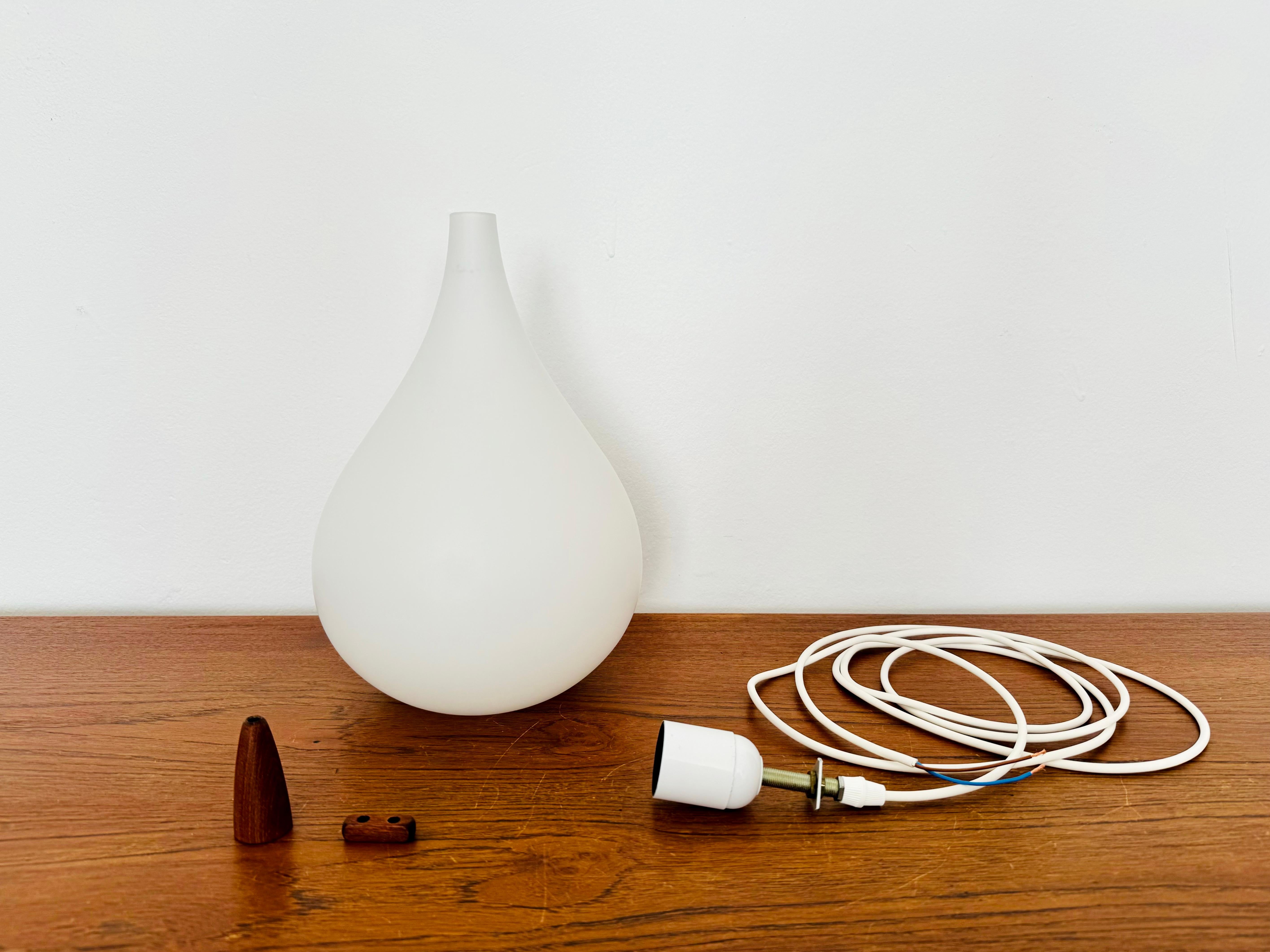 Opaline Pendant Lamp by Uno and Östen Krist For Sale 5