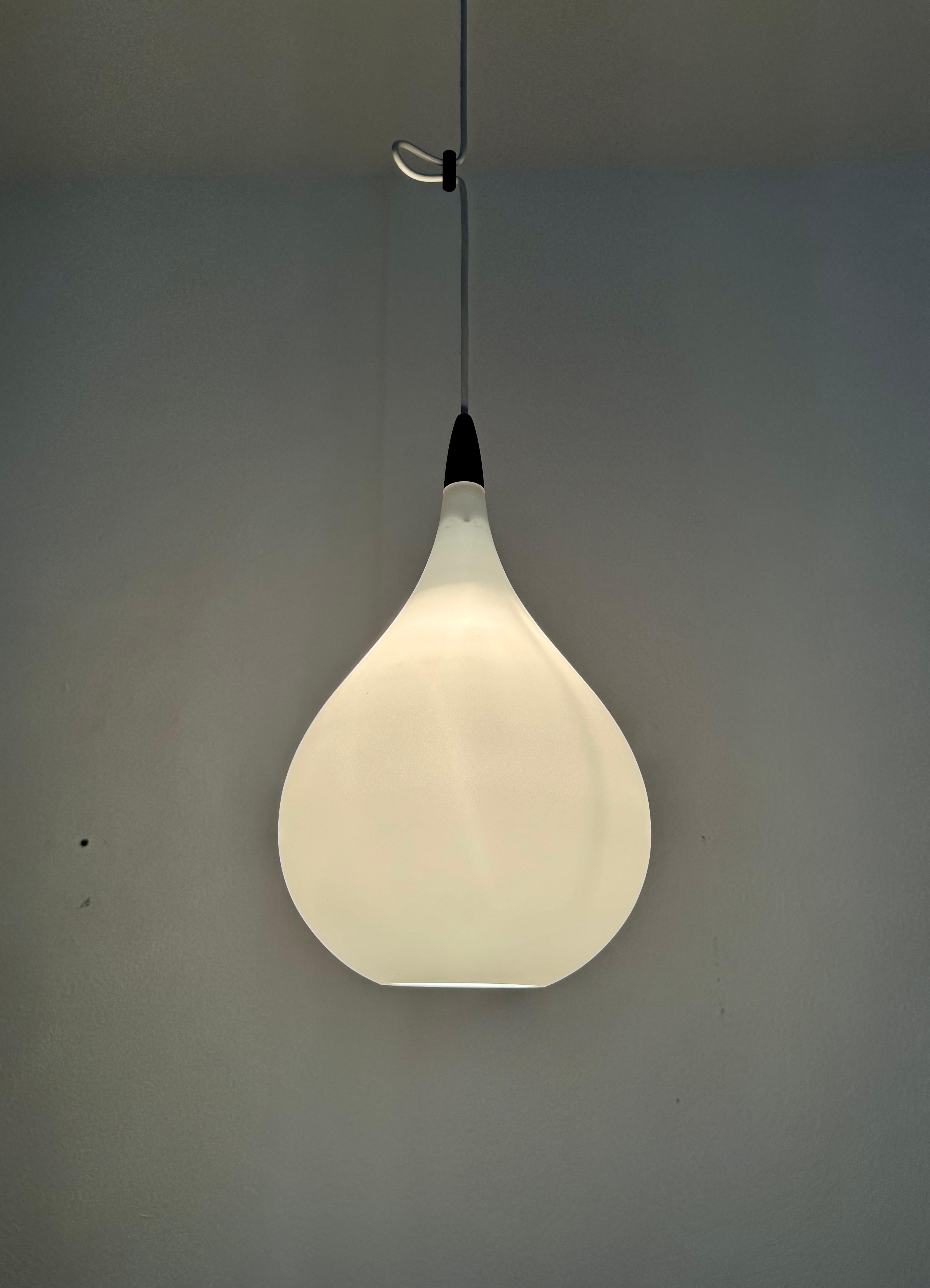 Opaline Pendant Lamp by Uno and Östen Krist For Sale 1