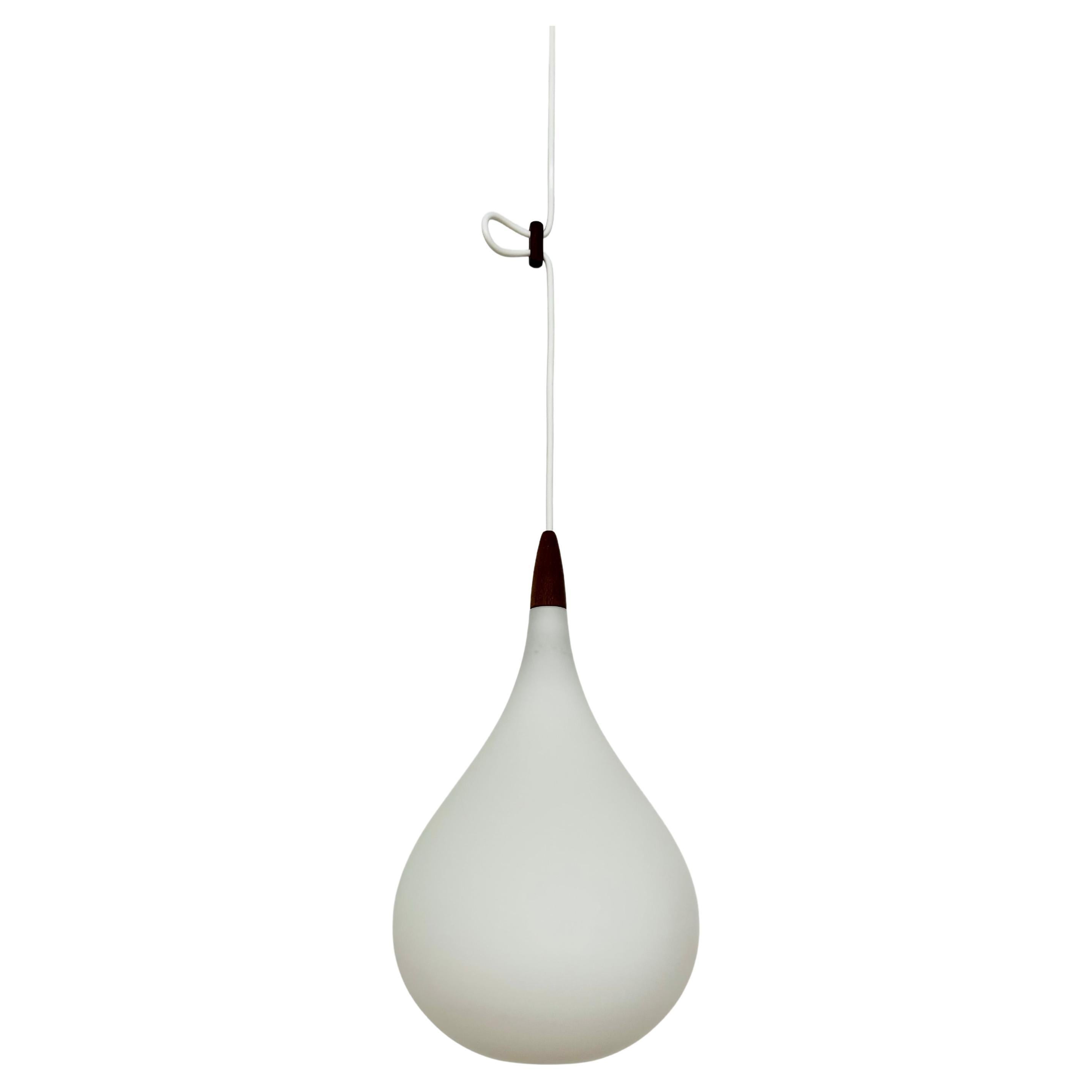 Opaline Pendant Lamp by Uno and Östen Krist For Sale