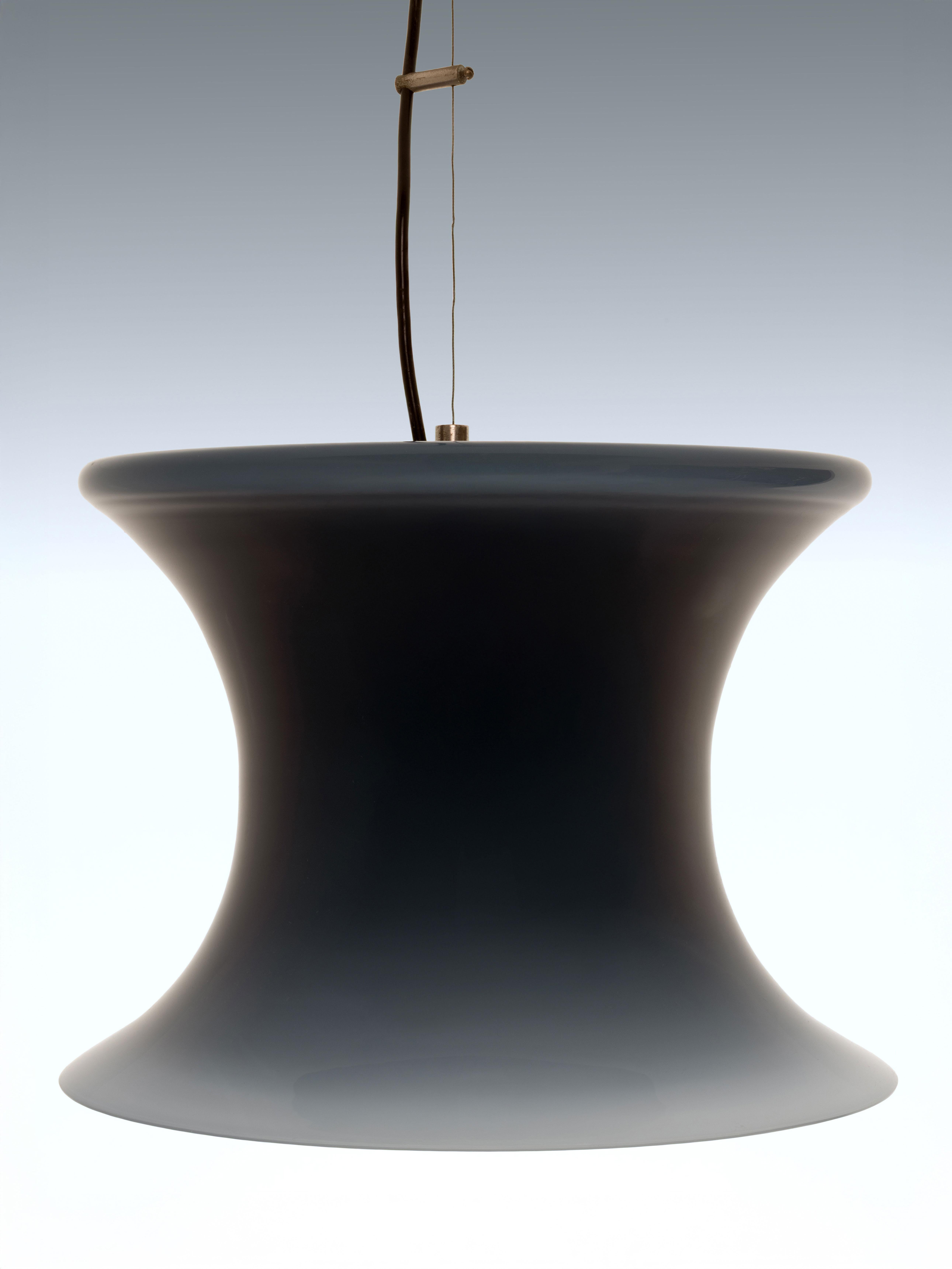 Mid-Century Modern Lampe à suspension opalin - Verre de Murano - Luciano Vistosi en vente