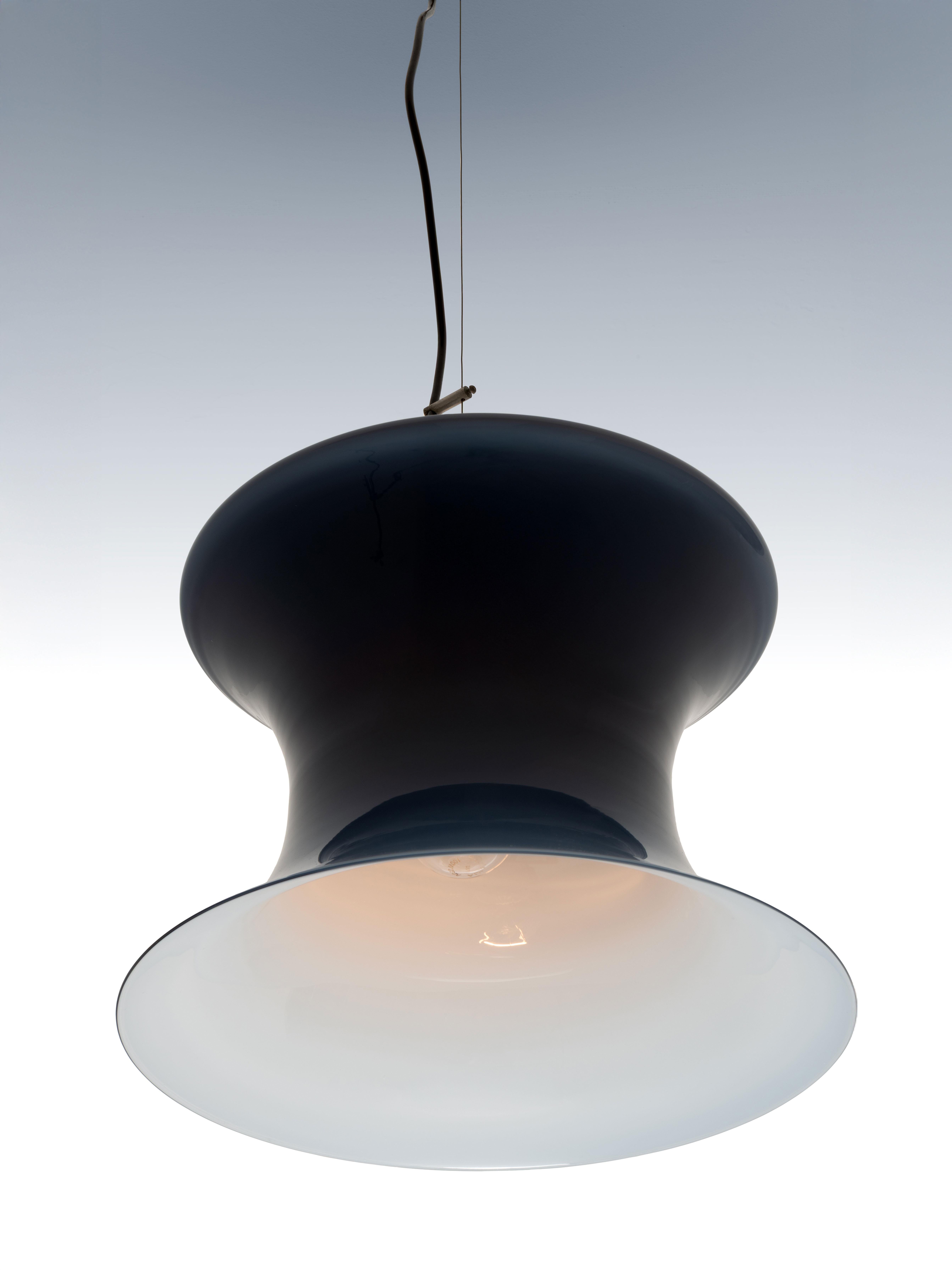 Lampada a sospensione Opaline - Vetro di Murano - Luciano Vistosi In condizioni ottime in vendita a Antwerpen, BE