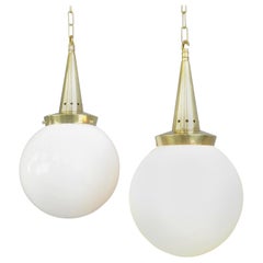 Opaline Pendant Lights by Marianne Brandt for Schwintzer & Gräff