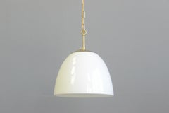 Opaline Pendant Lights by Vilhelm Lauritzen circa 1950s