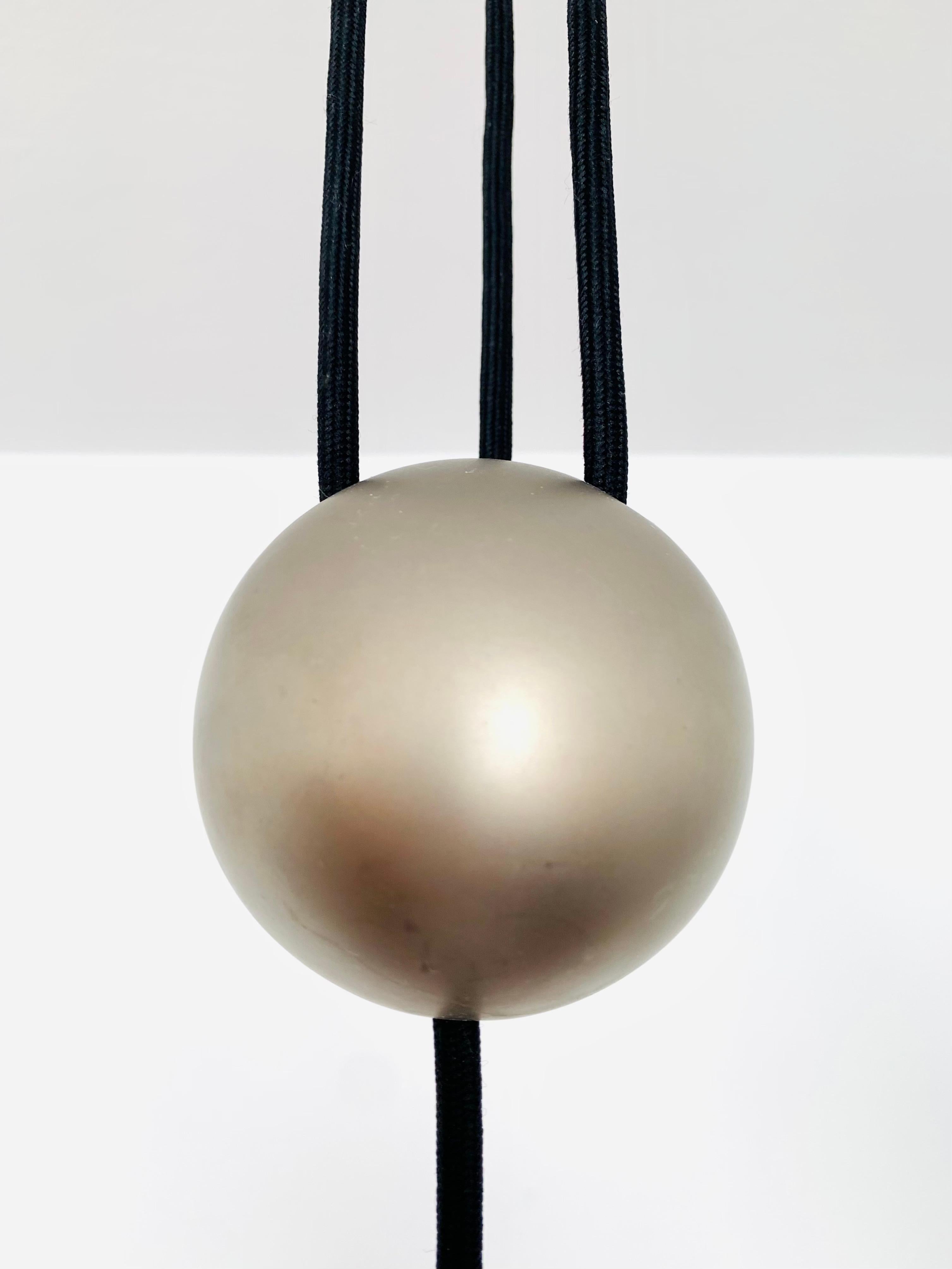 Metal Opaline Posa 36 Pendant Lamp with Counterweight by Florian Schulz For Sale
