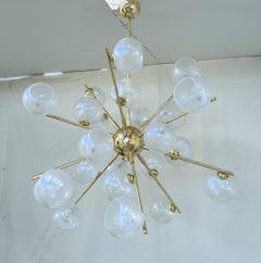 Opaline Sputnik Chandelier by Fabio Ltd