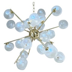 Opaline Sputnik Chandelier by Fabio Ltd