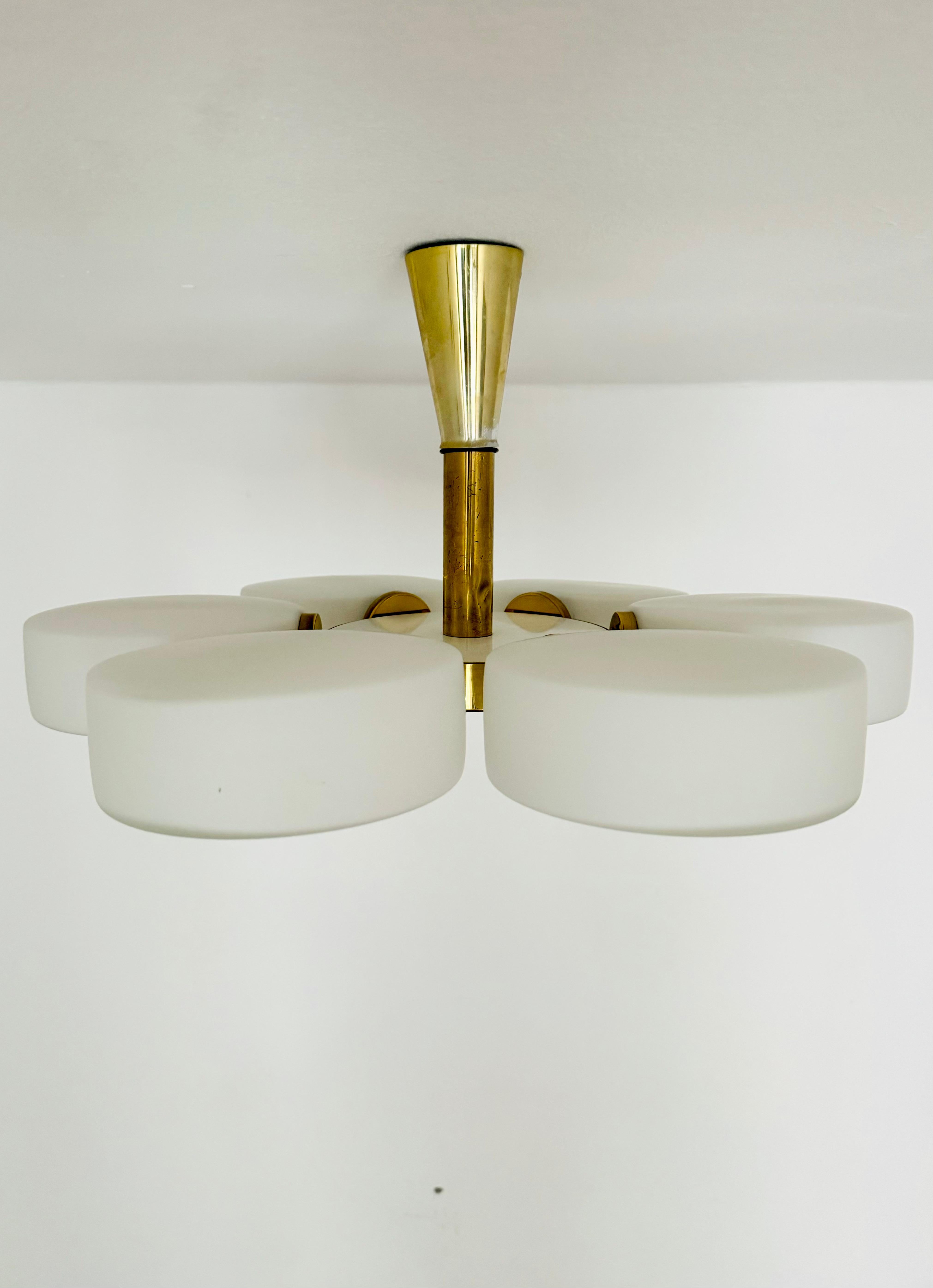 Lampadario Sputnik Opaline di Kaiser Leuchten in vendita 1