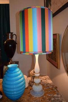 Opaline Tablelamp with a Custom-Made Shade