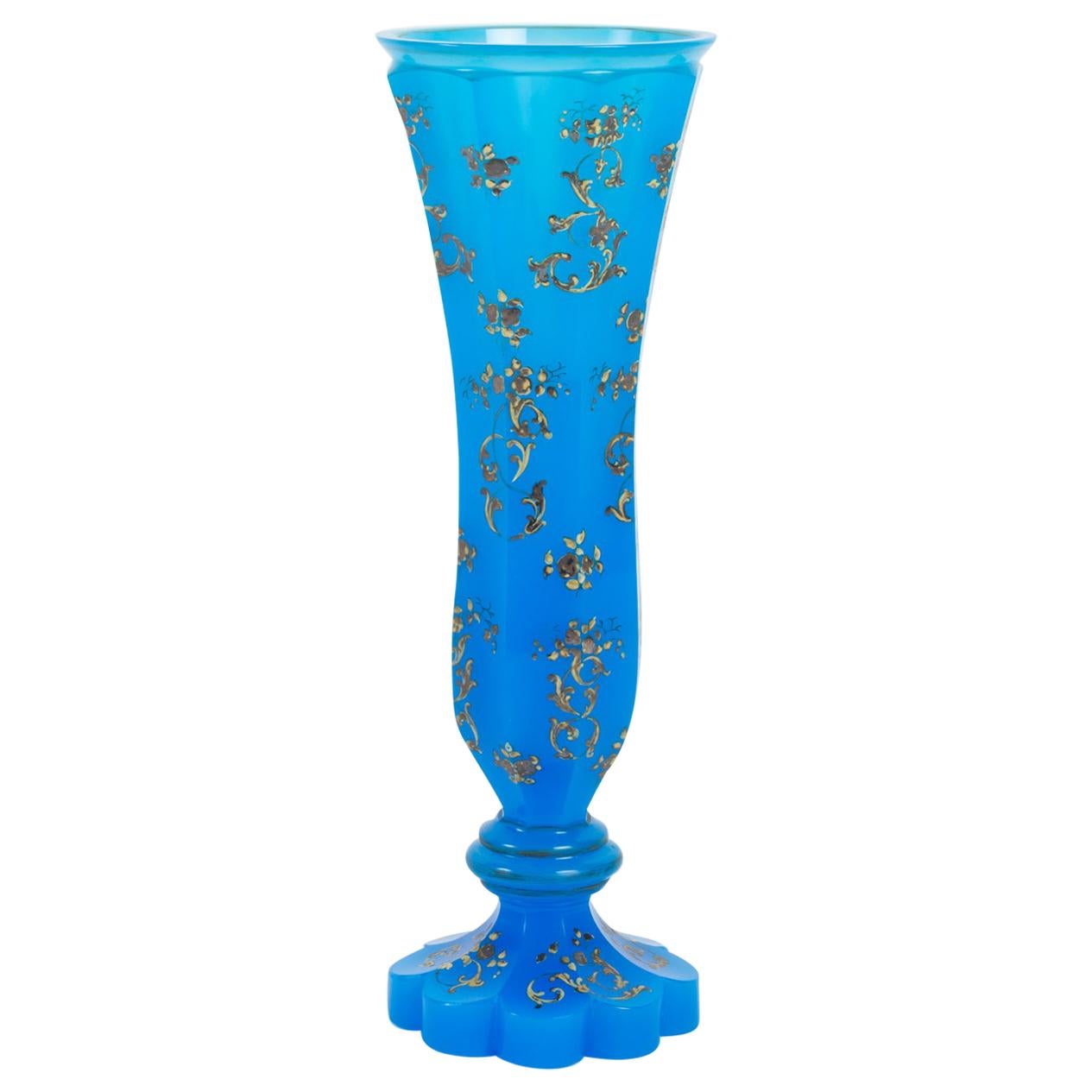 Opaline Vase, France, 19th Century, Napoleon III Period