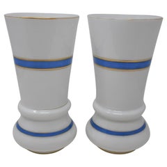 Opaline Vase Set of 2