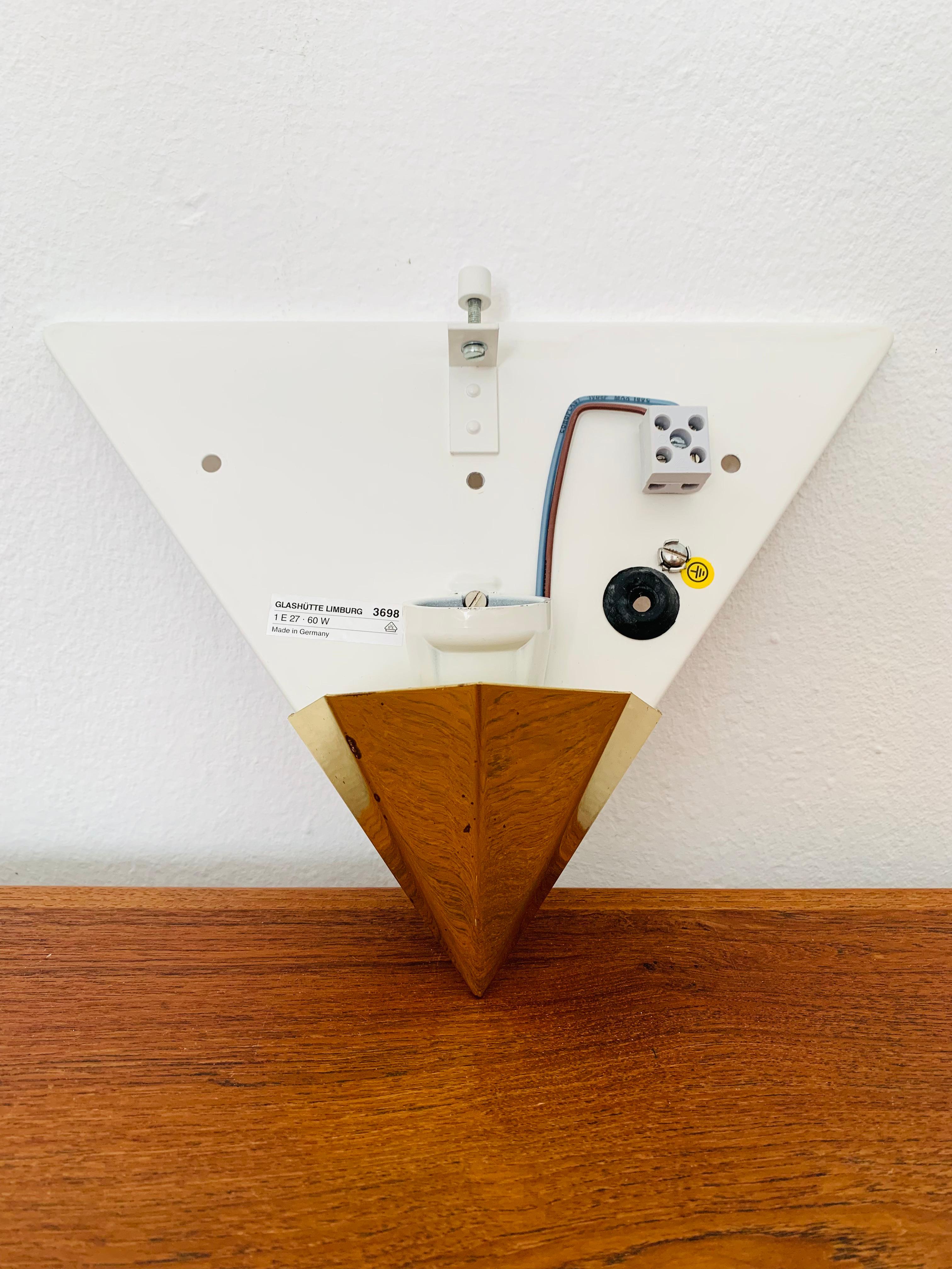 Lámpara de pared Opaline de Glashütte Limburg en venta 6