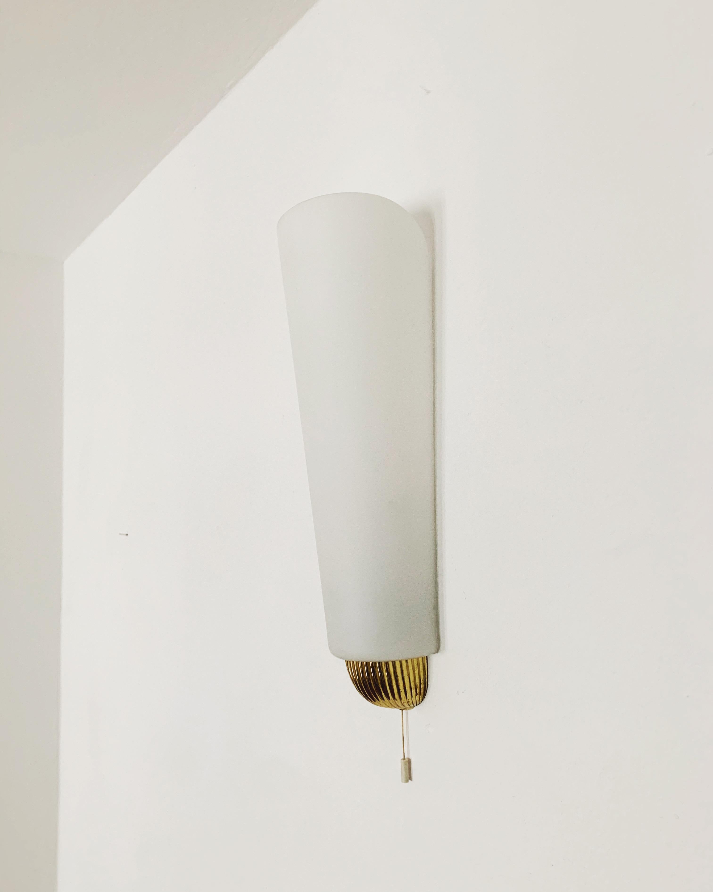 Opaline Wall Lamp by Wilhelm Wagenfeld for Peill and Putzler For Sale 2