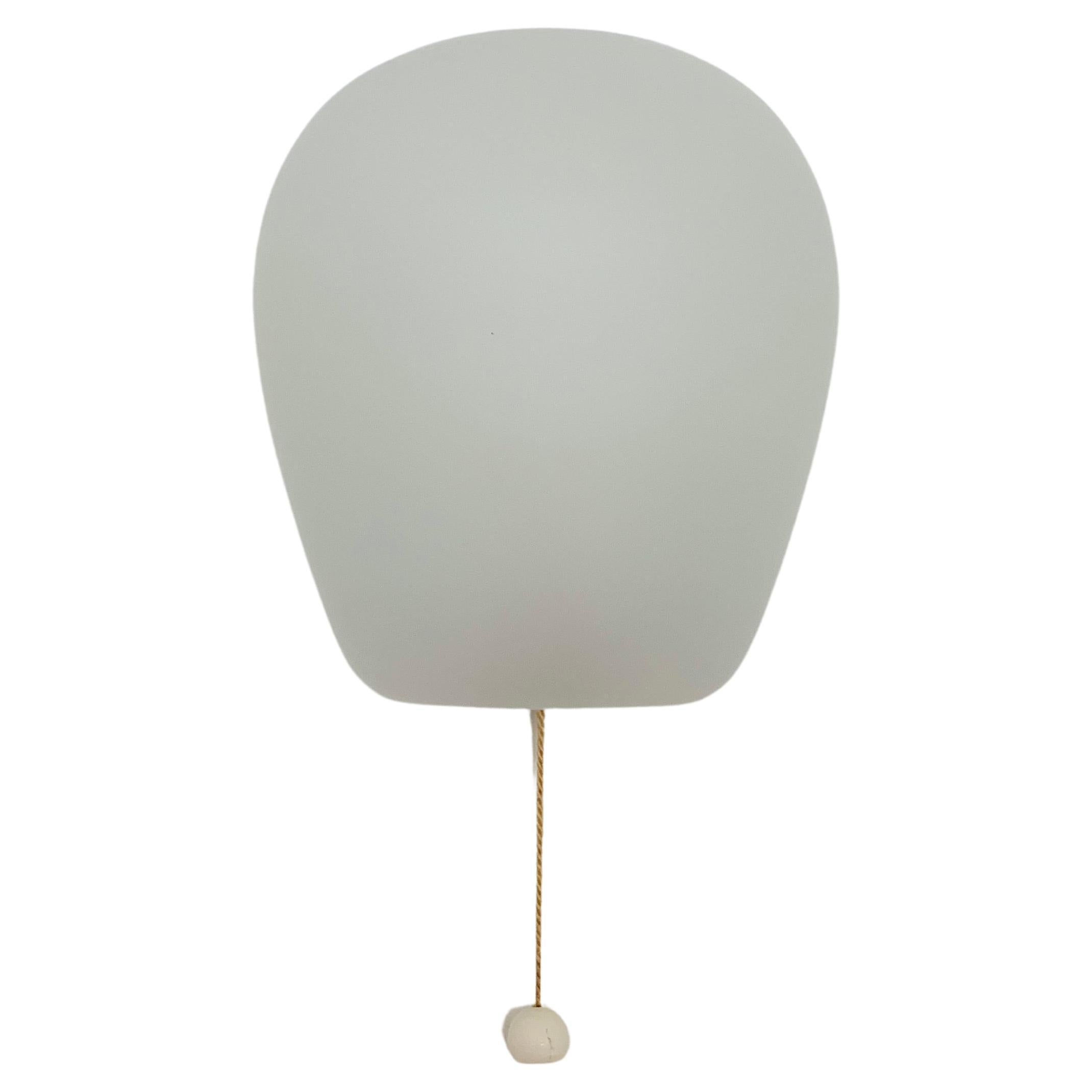 Opaline Wall Lamp by Wilhelm Wagenfeld for Peill and Putzler For Sale