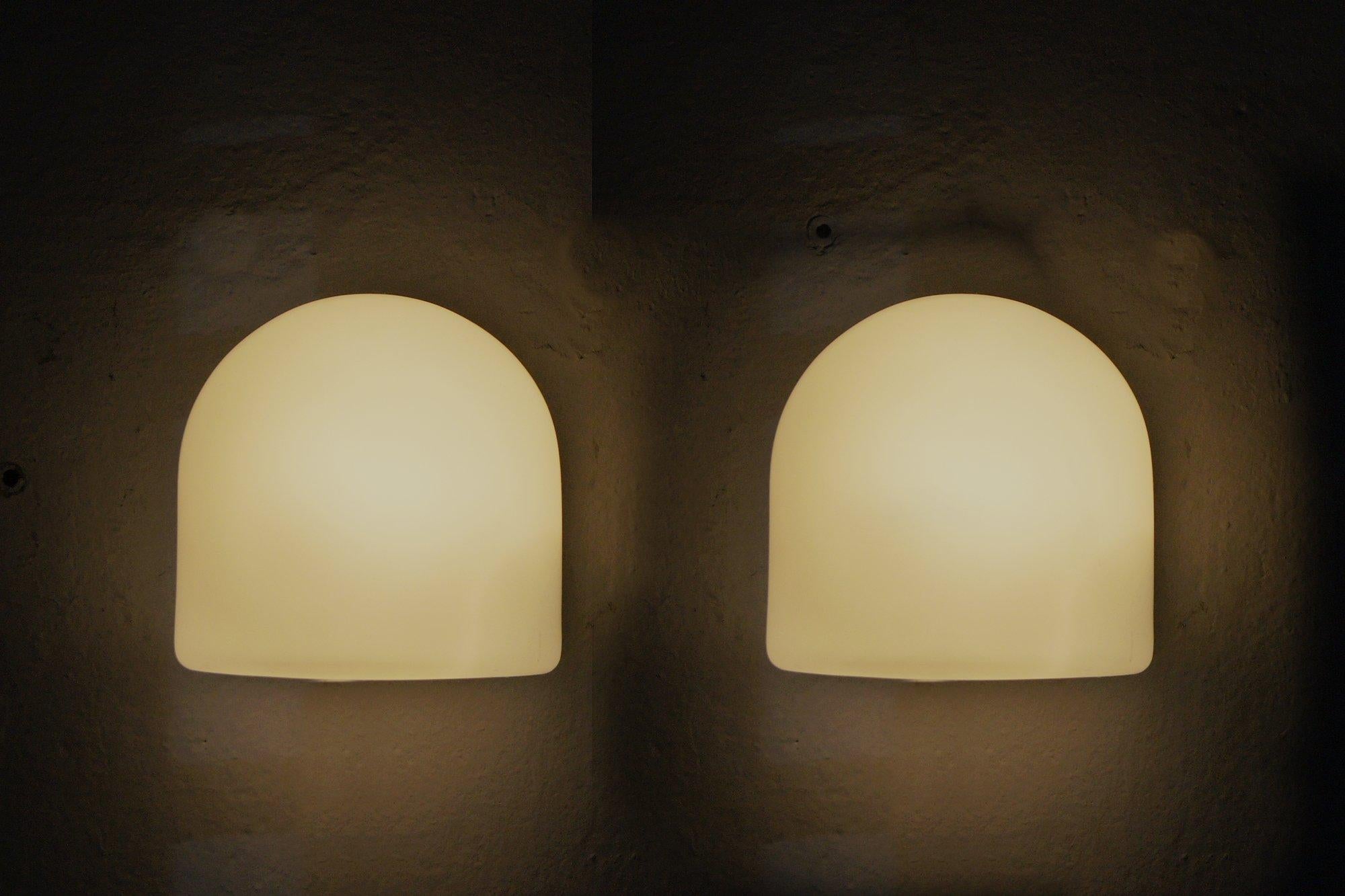 Lámparas de pared Opaline de Staff Leuchten, set de 2 en venta 2