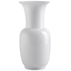 Opalino Glass Vase in Milk-White by Venini