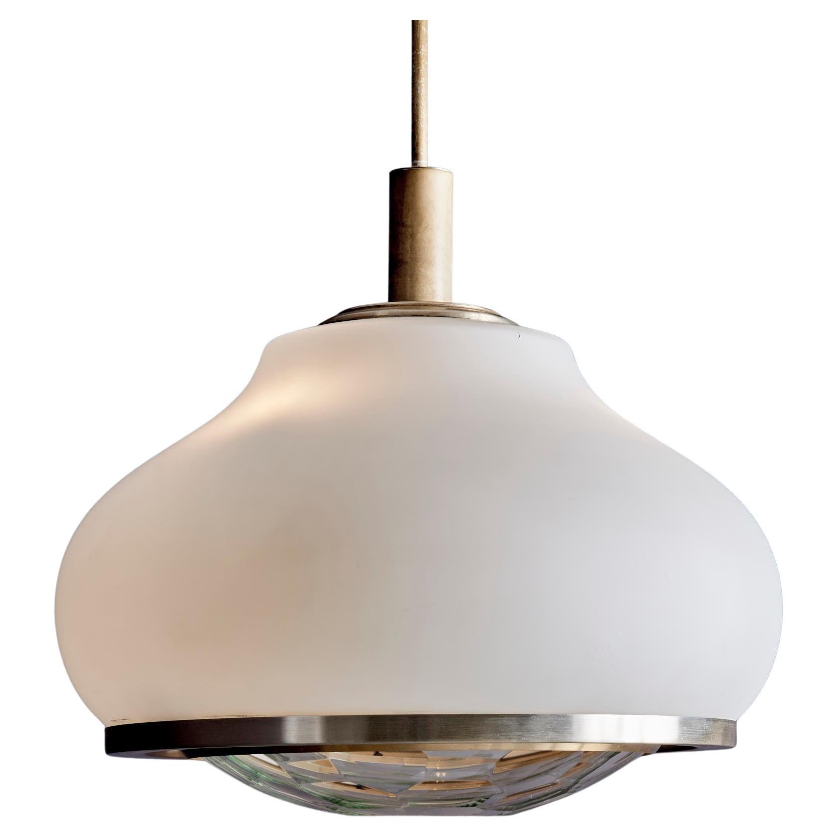Opaque Glass Pendant by Pia Guidetti Crippa for Lumi Milano