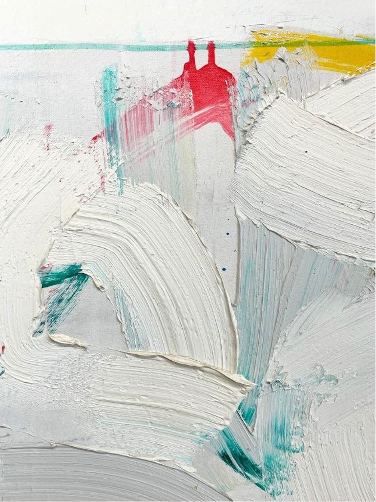- Opaque III by Georges Ferrato
- Oil on Canvas
- 55 x 94 in, 140 x 240 cm
- Signed at bottom right, signed dated and
titled on the back

Ferrato’s work is often associated with the abstractionist tradition, particularly geometric abstraction. While